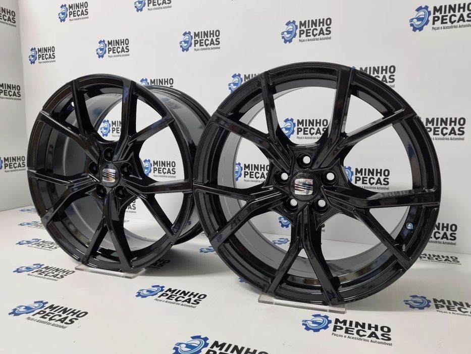Jantes Look Seat Ibiza em 17 (5x100) Preto Brilho
