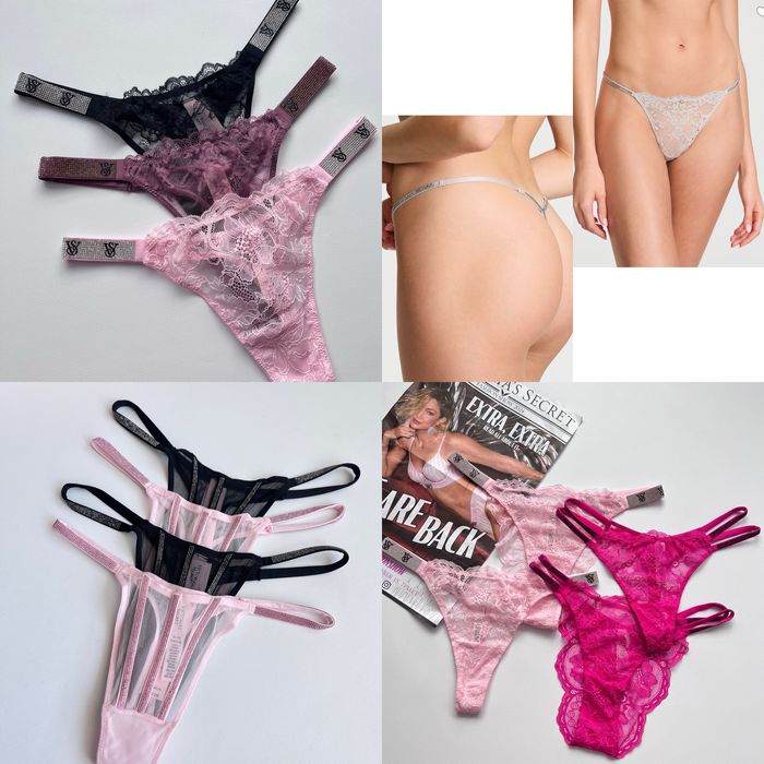 Трусики Victoria’s secret Оригінал Вікторія сікрет труси камінці
