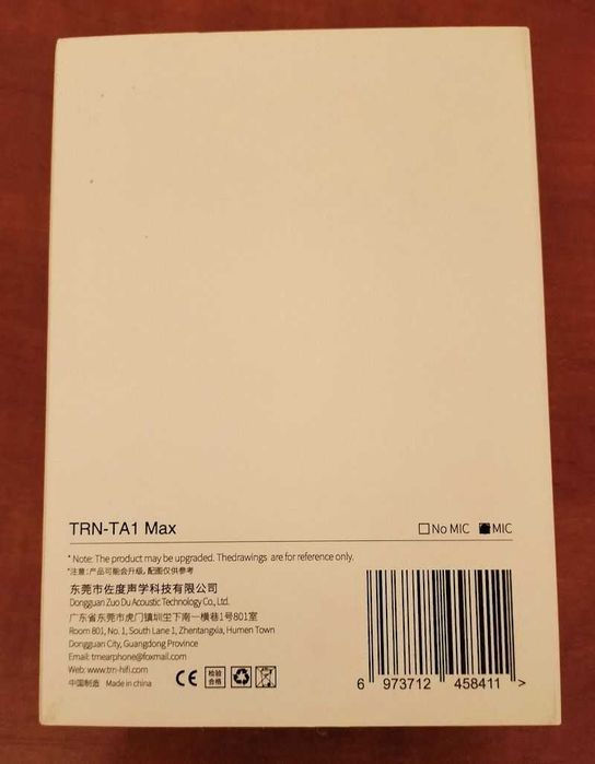Słuchawki dokanałowe IEM - TRN TA-1 Max