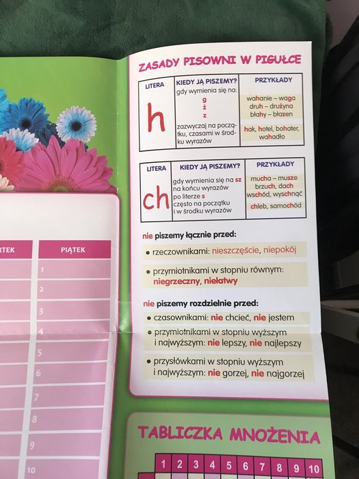 Duży plan lekcji wydawnictwo Od A do Z