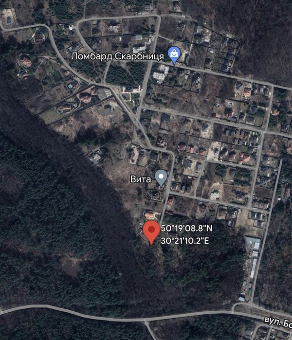 Віта-Поштова ділянка 2.1 Га, біля заповідника, ліс, сосни, комунікаціі