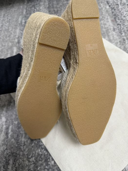 Босоніжки zara 39 танкетка боссоножки