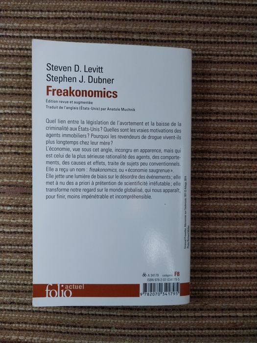Freakonomics ( francês). Portes incluídos