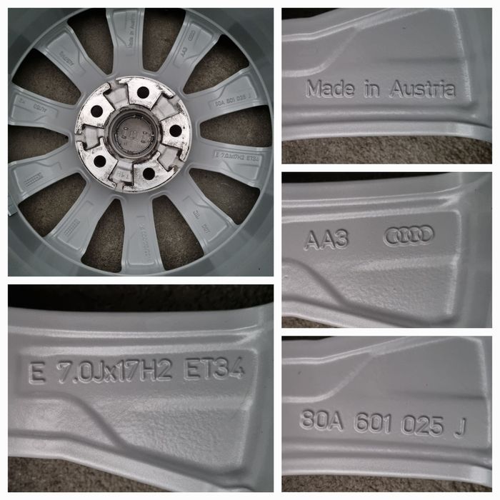 Koła Zimowe Alu 17" Audi Q5 5x112 SuperStan 2021r. Oryginalne