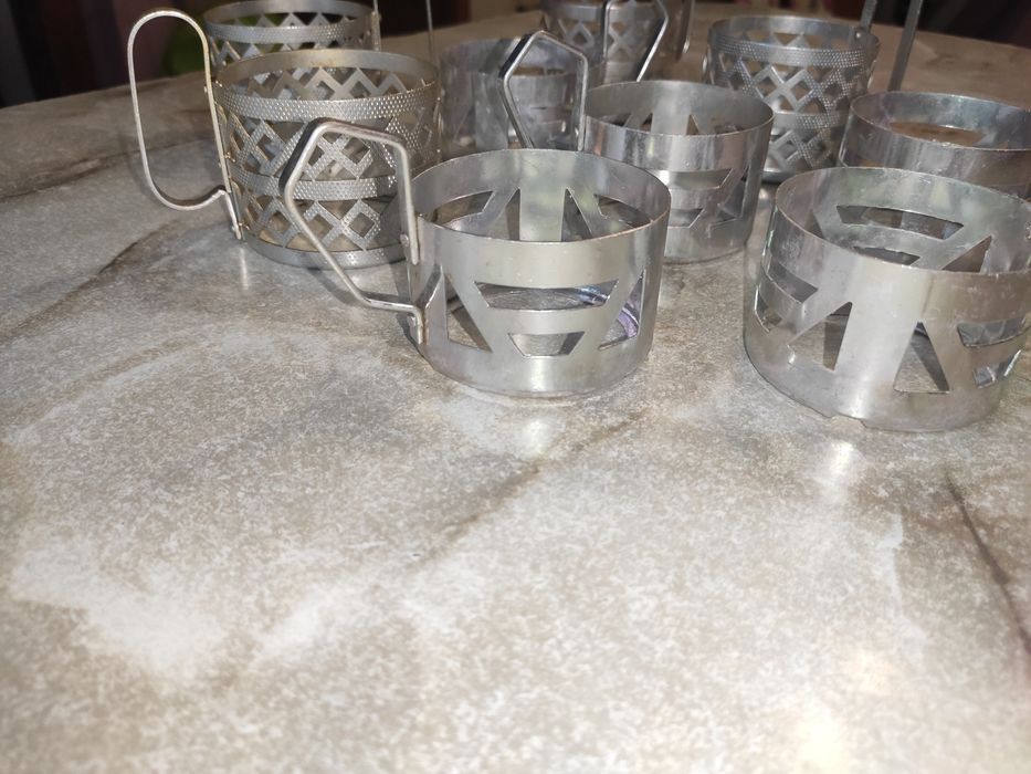 Zestaw kultowych PRLowskich koszyczków alu