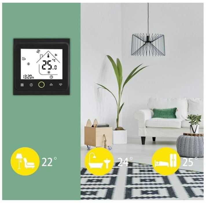 Termostat Wifi  Moes do elektrycznego ogrzewania podłogowego + czujnik