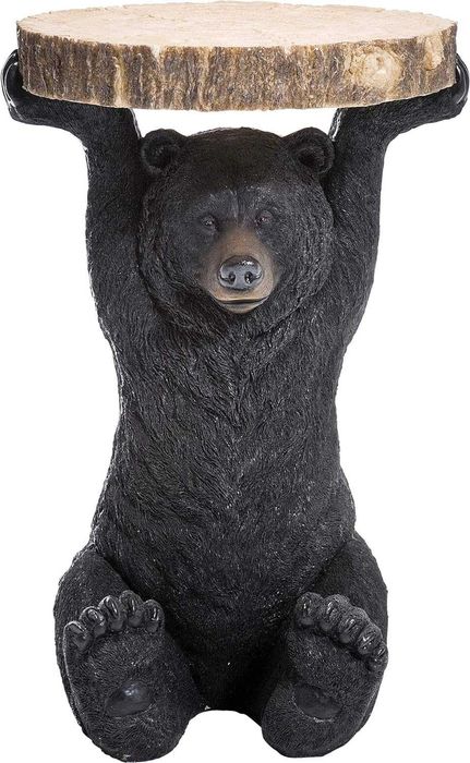 Mesa de centro mesa de cabeceira forma de urso original e retro NOVO