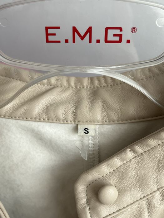 Beżowa kremowa sukienka koszulowa S/36