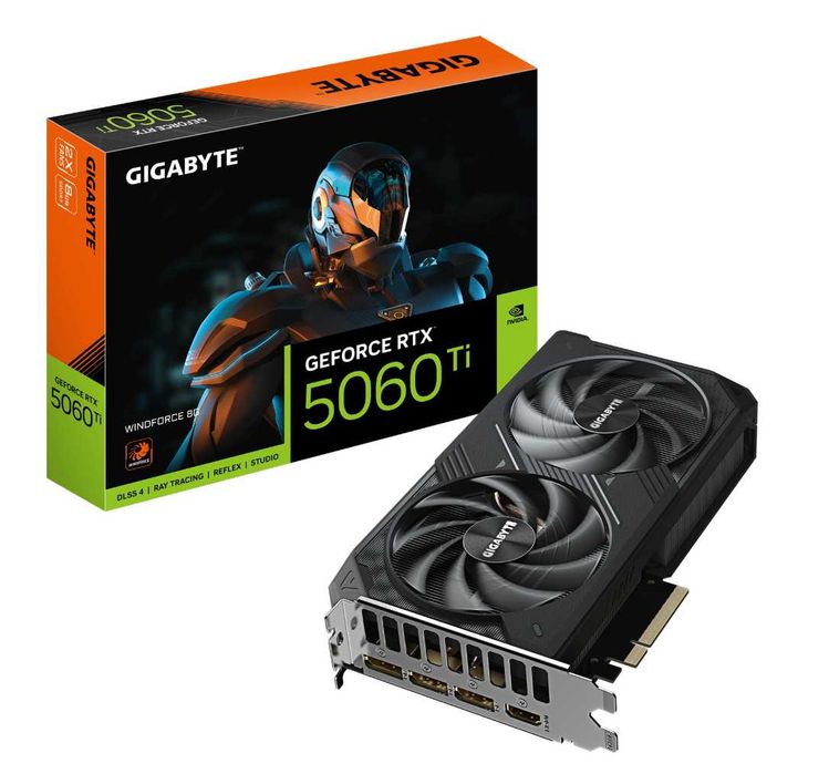 Karta graficzna Gigabyte GeForce RTX 5060 Ti Windforce 8GB + Faktura VAT