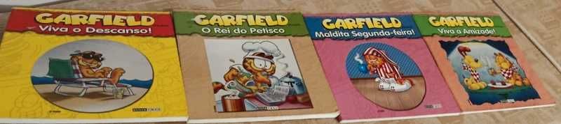 4 livros Garfield, de Jim Davis