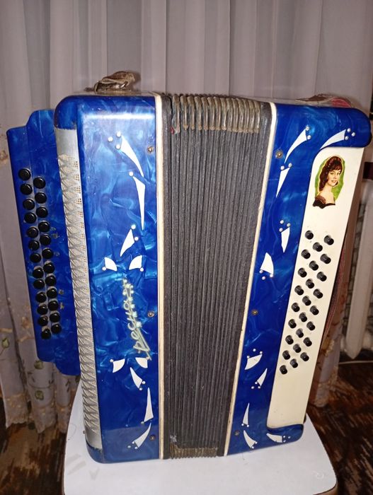 Гармонь Весна с наклейками