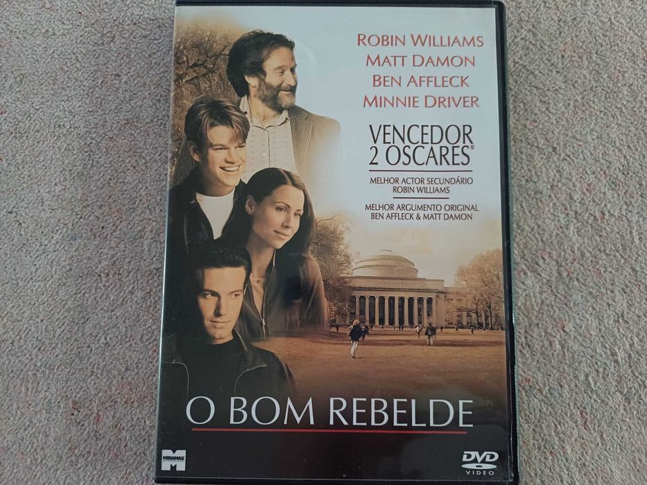 DVD O Bom Rebelde, de GvSant,c Robin Williams, Matt Damon, Ben Affleck