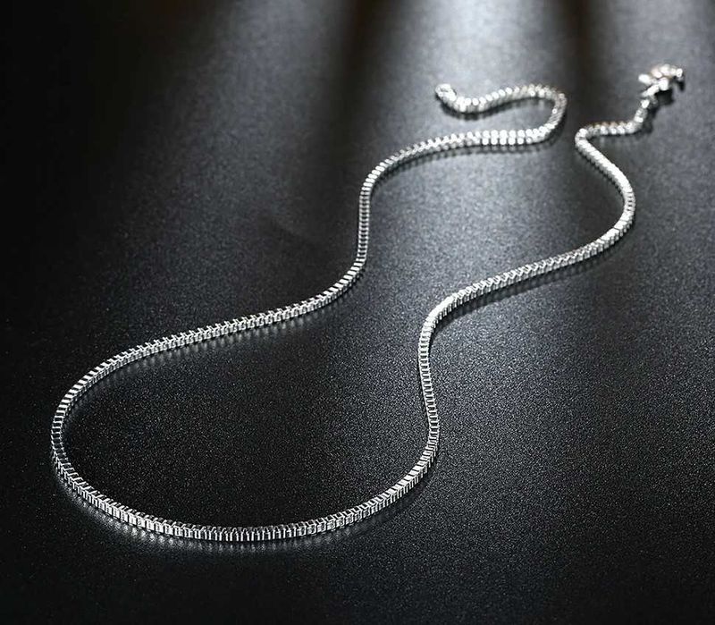 Łańcuszek Srebrny Kostka55cmx2mm Gratisy ! Promocje !:)