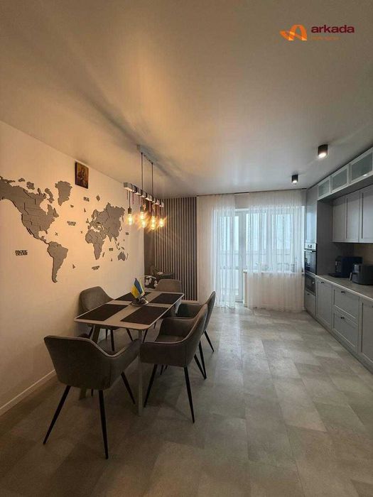 Продаж 3-кім квартири з ремонтом у новобудові біля річки! Держпрограми