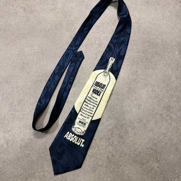 Vintage Krawat Absolut Tie Swag Trendy Patterned