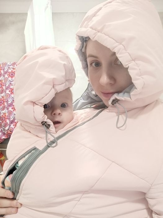 Слінго-куртка для вагітних і годуючих груддю Осінь-Зима Lulla babe S