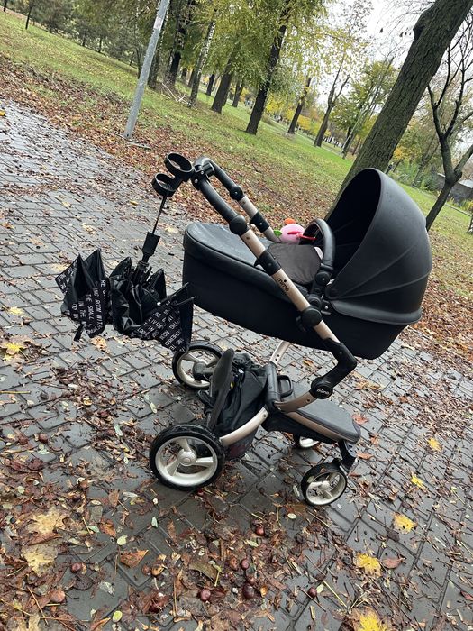 Коляска Mima Xari 2в1 (люлька + прогулка)