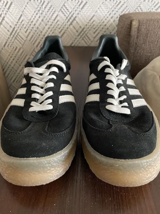 Чоловічі кросівки кросіadidas samba x ronnie fieg x clarks black green