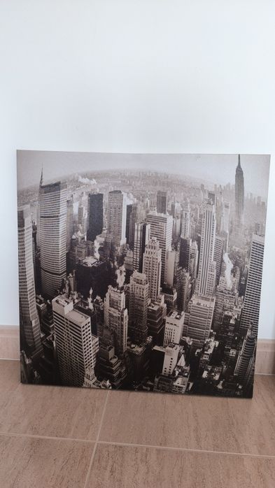 2 telas decorativas 64× 64 cm