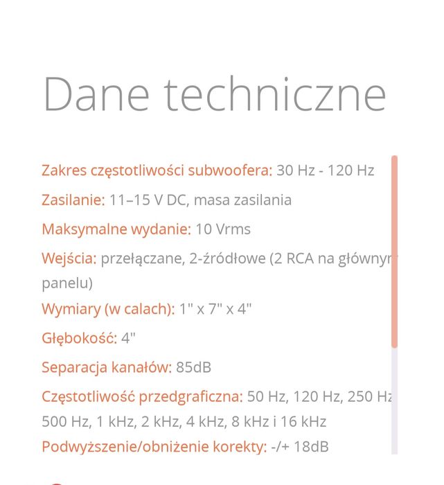 Pasmowy korektor przedwzmacniaczowy