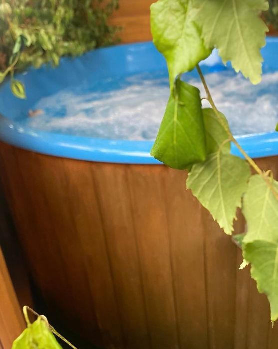 Domek z balią jacuzzi