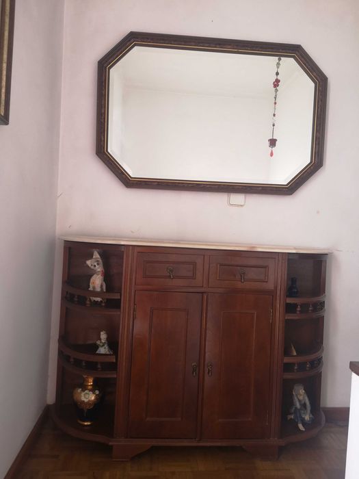 Móvel Aparador / Sapateira + Espelho
