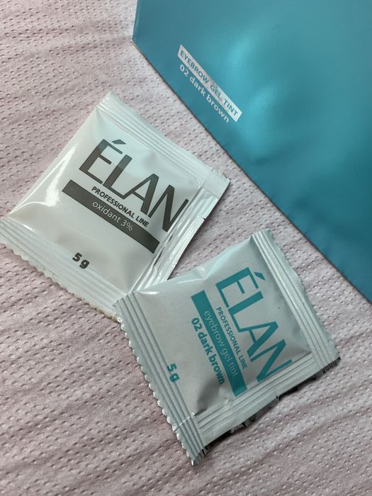 Farba do brwi ELAN dark brown 02