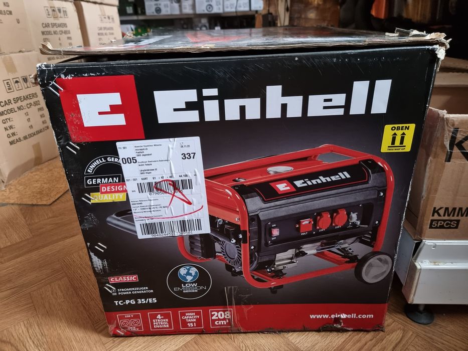 Гнератор Einhell 3.1 кв мак 2.7 ном