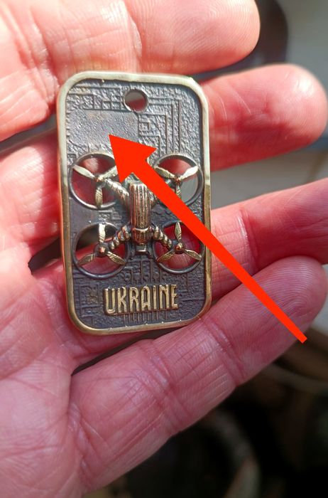 Жетон для військових для операторів БПЛА | Авторська ручна робота | Ла