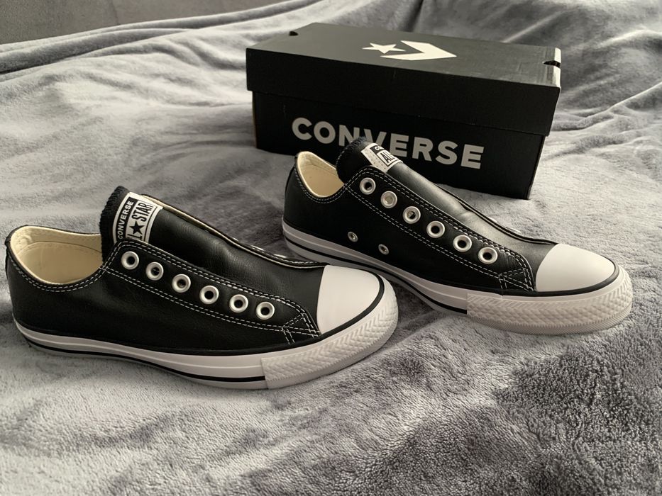 Converse skórzane