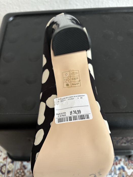 ZJAWISKOWE Szpilki na platformie peep toe NOWE Yamamay 39