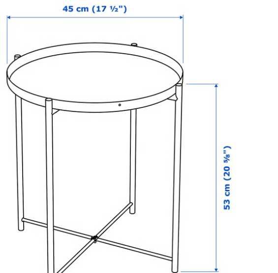 Mesa Ikea GLADOM