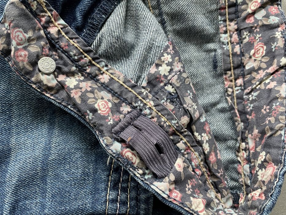 Krótkie spodenki jeans dla dziewczynki George 11-12 lat, rozm. 146-152