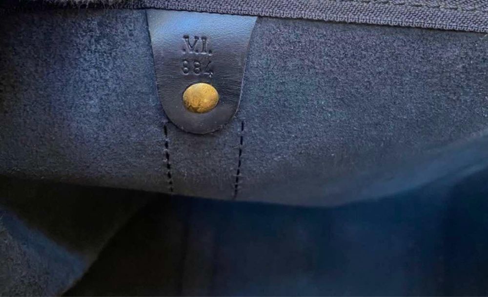 Louis Vuitton Keepall Epi, czarny