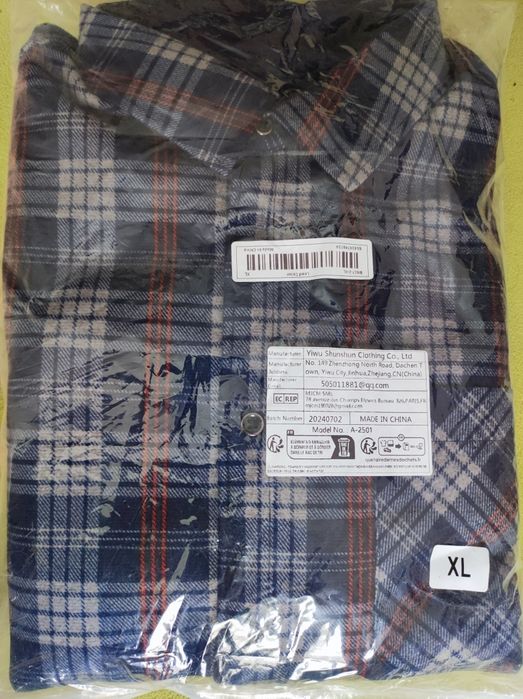 Сорочка на флісі  XL (50-52)