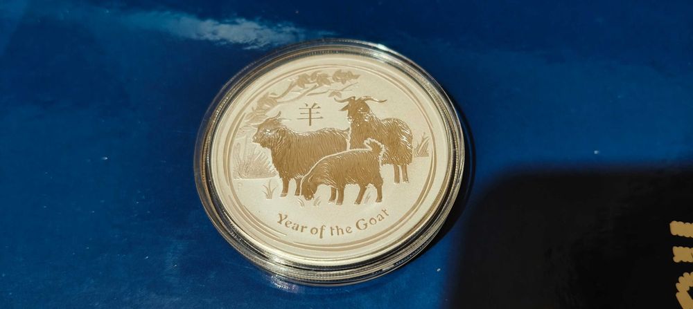 1 oz silver coin- year of goat