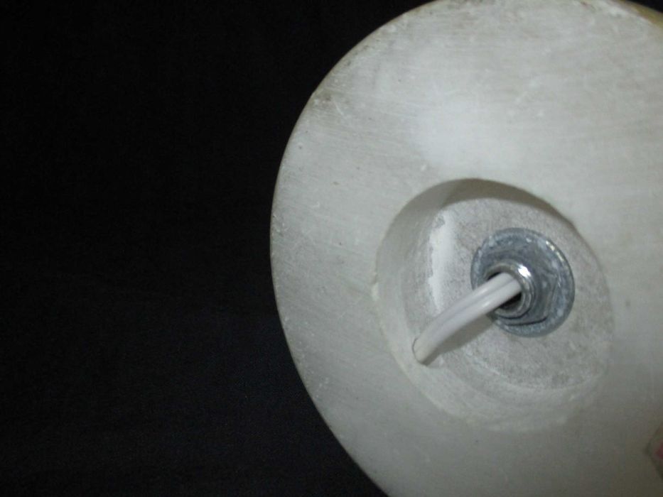 Candeeiro em pedra mármore eletrificado