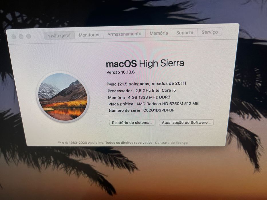 IMac macOS High Sierra442793076804833281