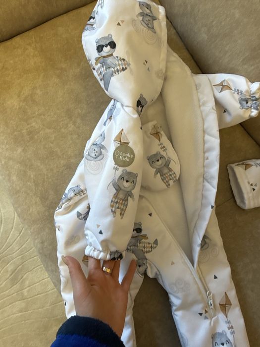 Демісезонний комбінезон 74см