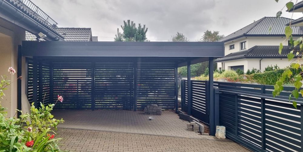 Wiata 6x6 - wiata samochodowa garażowa dwustanowiskowa pod wymiar