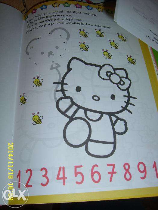 Hello Kitty uczę się +naklejki nr 12 i 13