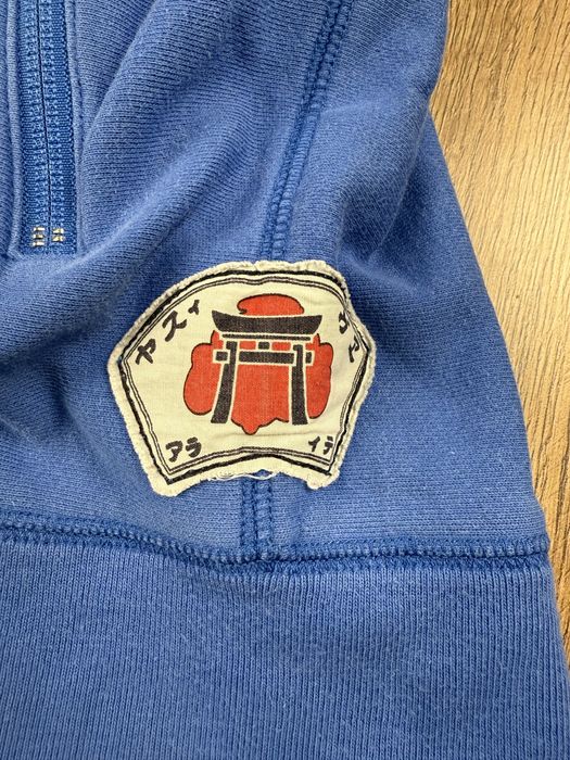 Кофта-бомбер Evisu Genes, синя з білим, оригінал вінтаж vintage