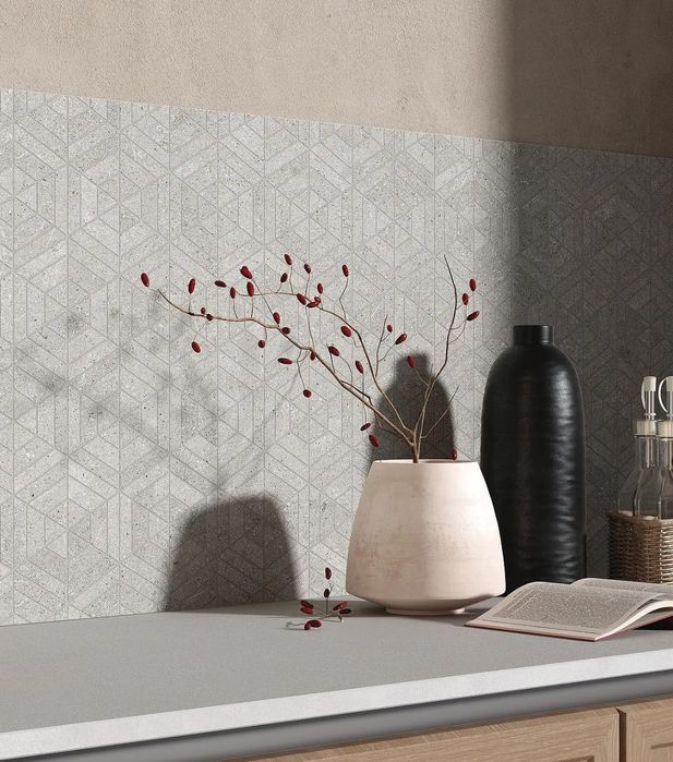 Włoska Mozaika Gresowa Ease Grige Ceramica Ricchietti