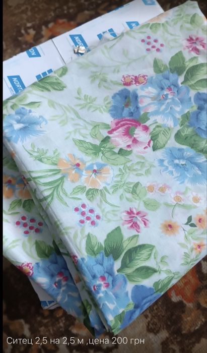 Ткани ситец белая и цветная