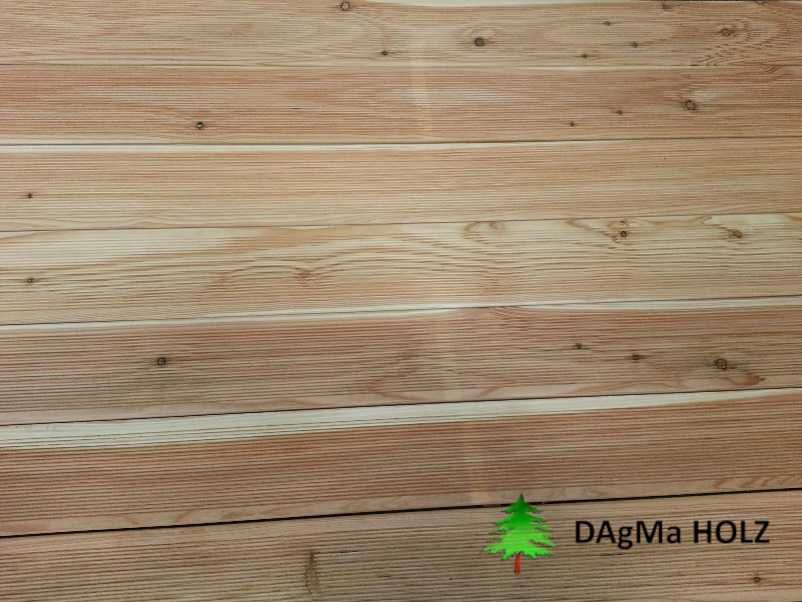 PROMOCJA! Deska tarasowa modrzew ryfel lub gładka 27/45 x 145