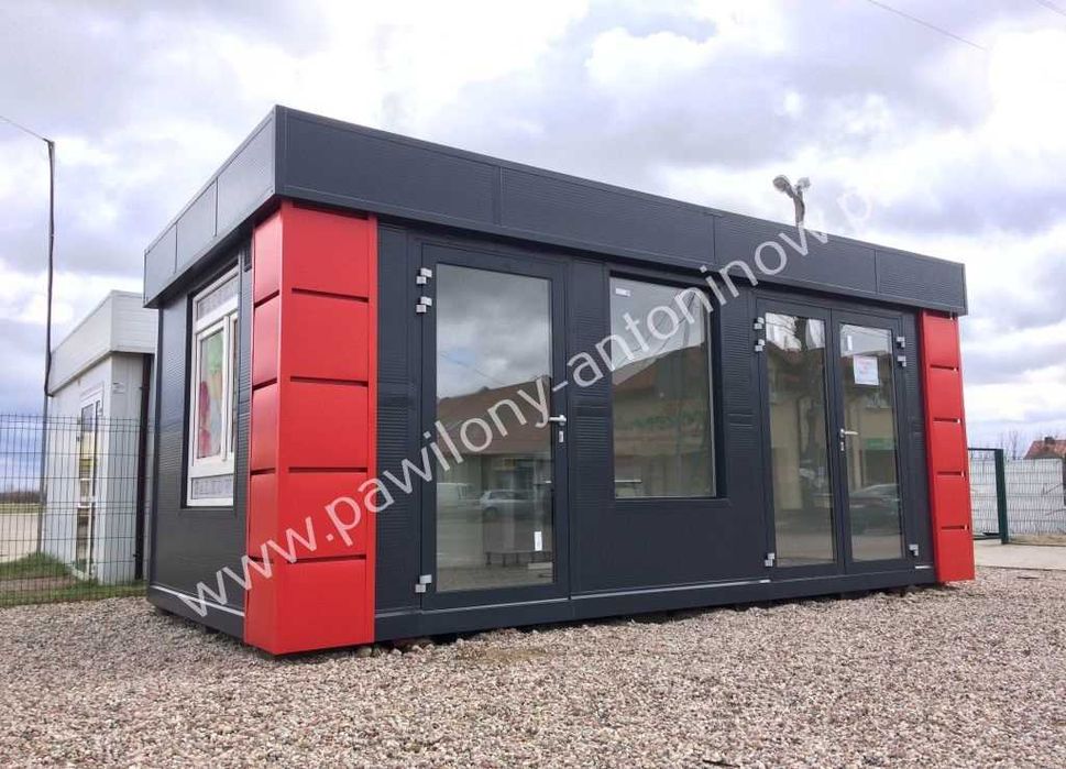 NOWY PAWILON Handlowy Kontener Biurowy Gastronomiczny Komis PRODUCENT