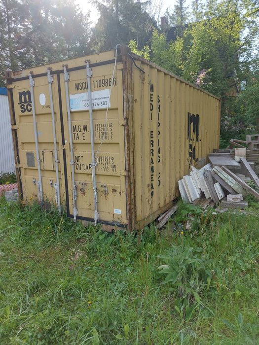 Kontener wojskowy angielski