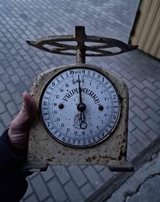 Waga zabytkowa Fripuwerke, przedwojenna