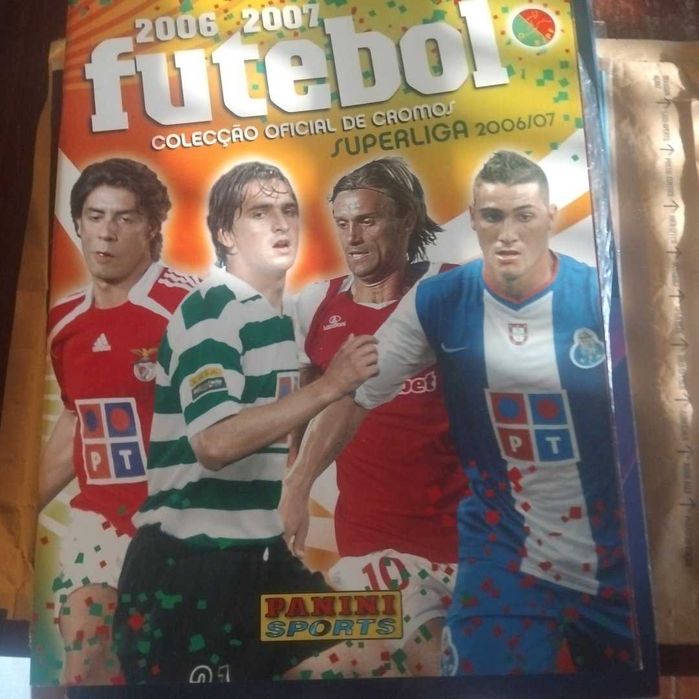Caderneta liga 2006/07 com muitos cromos como nova