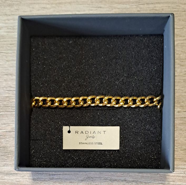 Pulseira Radiant Dourada Aço Inoxidável - Nova